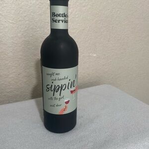 Black Wine Bottle